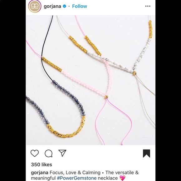 Gorjana Adjustable Iolite Convertible Choker Necklace Focus - Picture 10 of 11